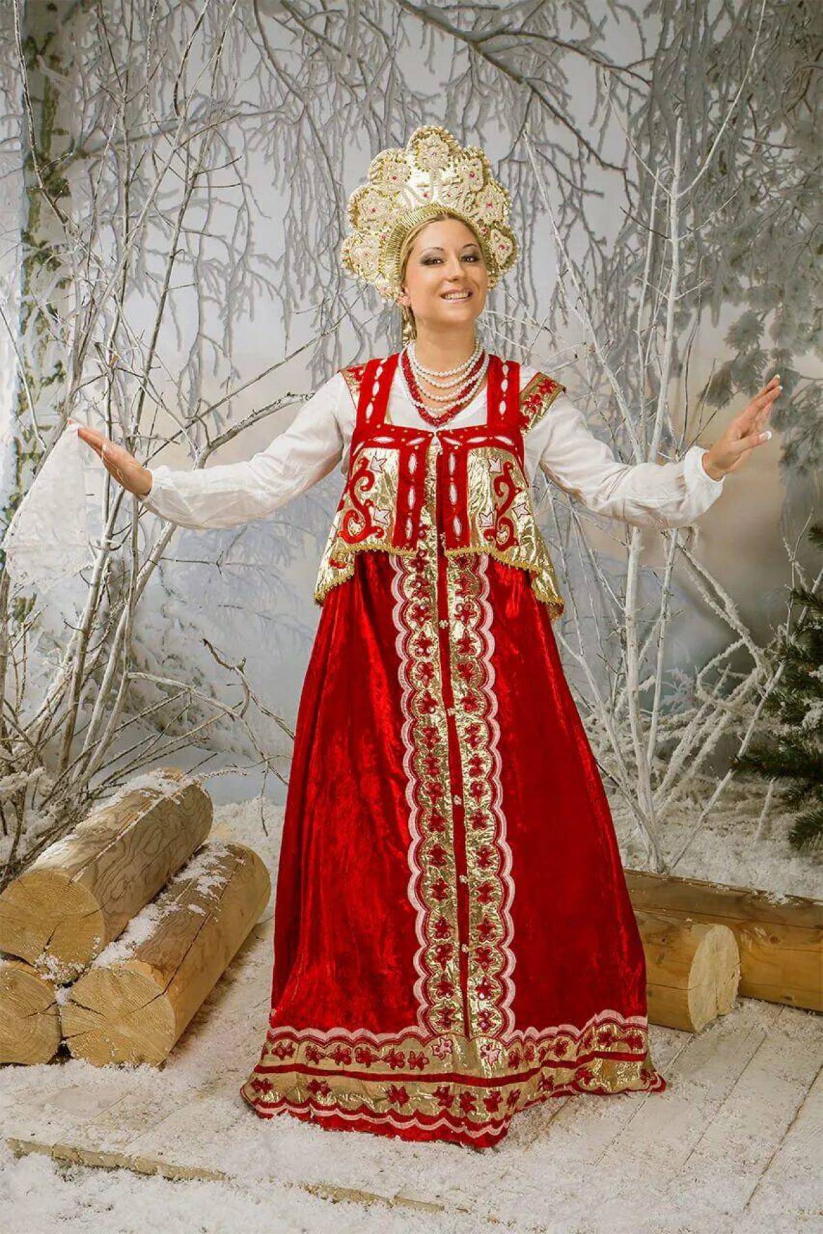 Girls in Slavic costumes in Puchon